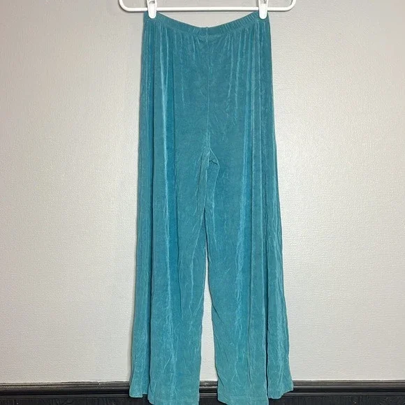 Casual Comfortable Blue Pull on Pants, Stretchy Waistband, Womens Size XS - Picture 5 of 5